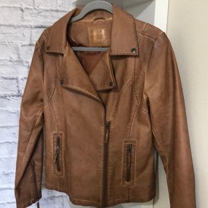 Max Studio Moto jacket - tan - XL